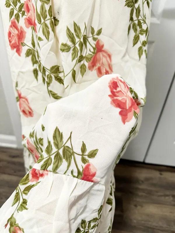Reformation Nikita Dress in Jolie Floral Rose Print - Image 11