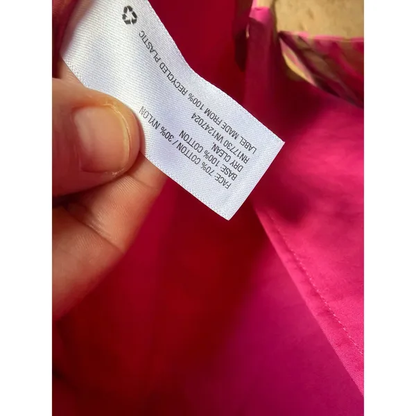 Isaac Mizrahi 20th Anniversary Pink Tan Houndstooth Coat XS Target Mod Preppy - Image 9