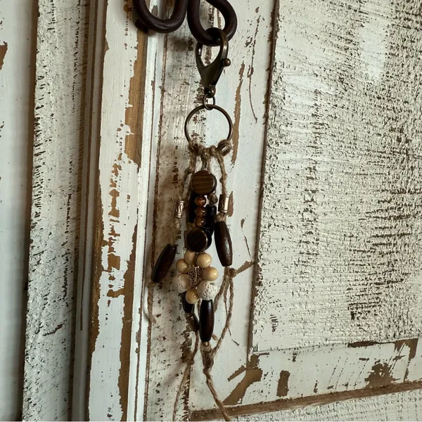 Handmade Bohemian Beaded Key Holder - Image 3