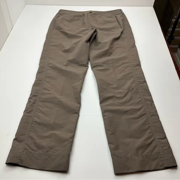 The North Face‎ Nylon Convertible Pant Womens 10 Regular Brown Green Hiking Pant - Image 16