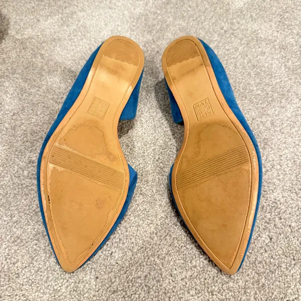 Naturalizer Blue Suede Flats - Image 6