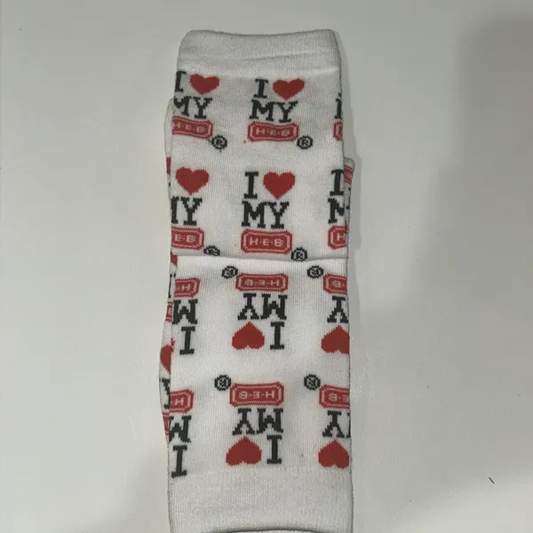 I ❤️‎ My HEB Socks I Love My HEB White - Image 4