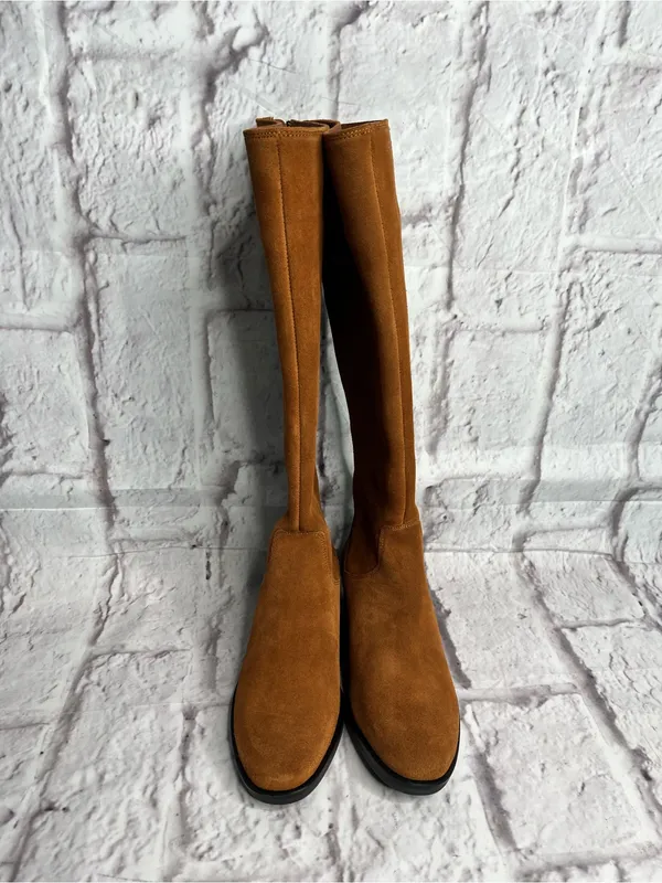 Clarks Pure Ride Dark Tan Suede Women's Knee High Boots size 6 new - Image 3