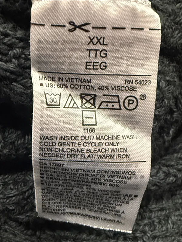 NWT Old Navy dark green tunic length sweater size xxl. - Image 5