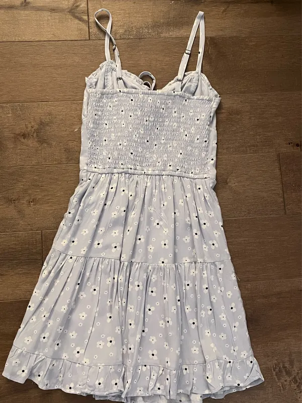 Hollister Dress Floral Blue Mini - Image 3