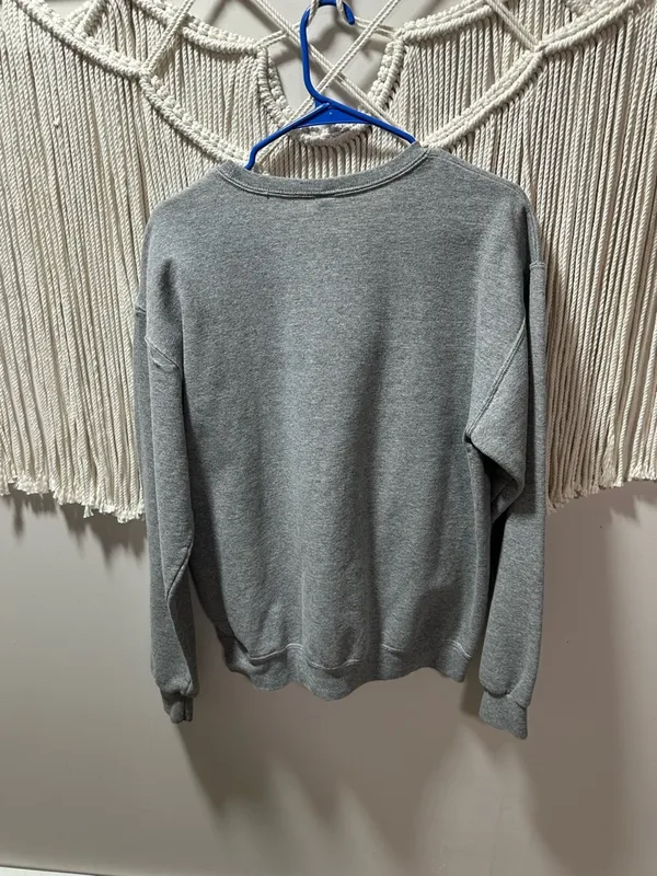 Jerzees Gray Sweatshirt with Orange Cleveland Mascot Graphic - Image 3