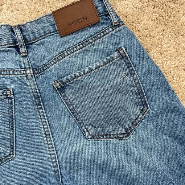 Women's HIDDEN Los Angeles Wide Leg Blue Jeans size 25 - Image 5