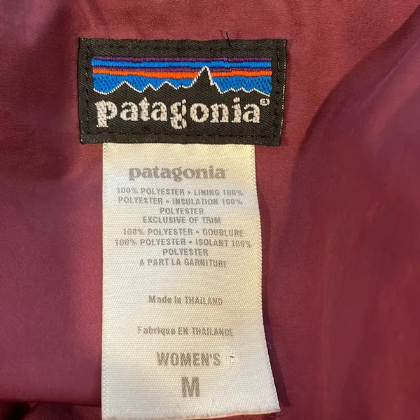 Patagonia nano puffer red and black flowered full zip insulatedjacket - Image 10