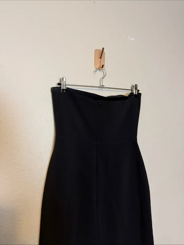 Lovers and Friends Raine Strapless Gown in Black Cut Out Front maxi dress Size 6 - Image 9