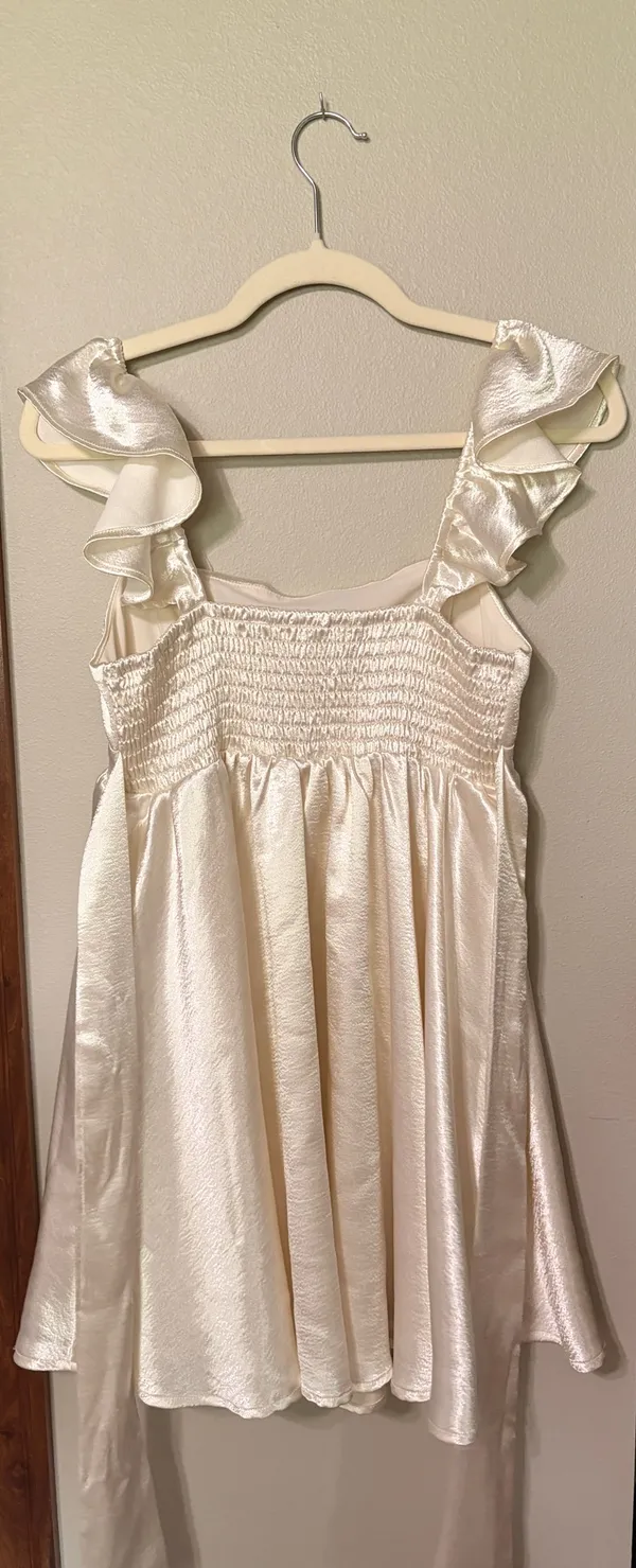 Altar'd State Cream baby doll dress - Image 2