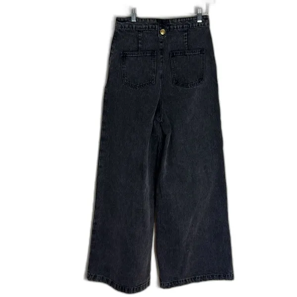 Free market flying tomatoes extreme wide leg dark sailor jeans size 27‎ - Image 11