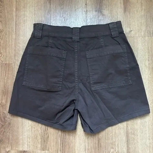 NWT Madewell The Essex Baggy Utility Short in Dark Brown Size 24 - Image 5