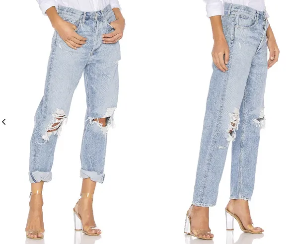 AGOLDE 90's Mid Rise Loose Fit Jeans in Fall Out Size 26 - Image 2