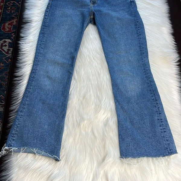 ZARA Cropped Flare Jeans - Image 6