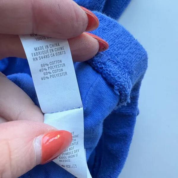 Aerie NEW Offline Terry Recharge Least Support Bra Blue Size Large L - Image 9