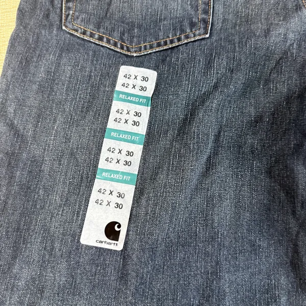 Carhartt Holter Jeans Men 42x30 Relaxed Fit Straight Leg 101483-968 NWT - Image 12