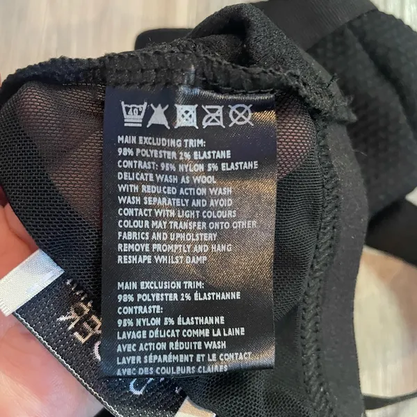 Urban Outfitters NWOT Out From Under Black Textured Strappy Bralette size Small - Image 4