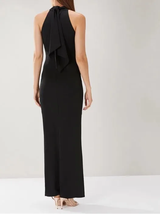 COAST Naomi Jersey Maxi Dress in Black - Image 3