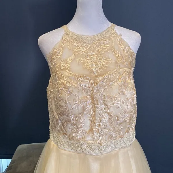 Women’s Sleeveless Short Prom Party Dress Size 14 NWT *READ DESCRIPTION - Image 2