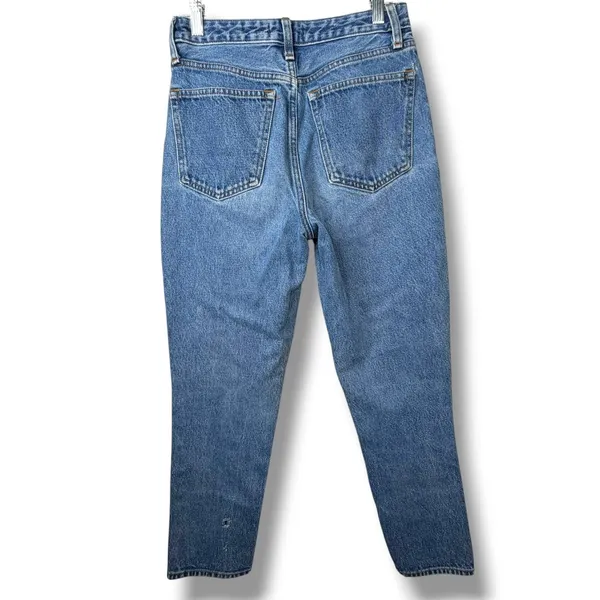 Abercrombie & Fitch Vintage Wash Annie High Rise Girlfriend Tapered Leg Jeans - Image 4