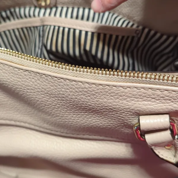 Kate Spade Cream Leather Handbag - Image 11