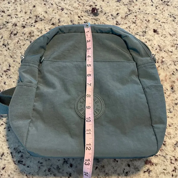 Kipling Seoul Small Backpack Women Small Blue Green‎ Crinkle Nylon Gorpcore Bag - Image 7