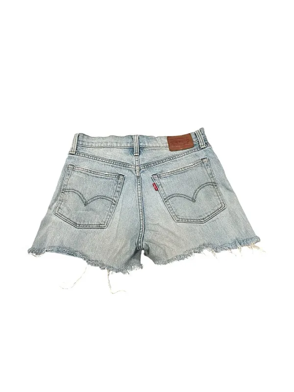Levis cutoff Shorts Blue Denim Women's 27 - Image 3