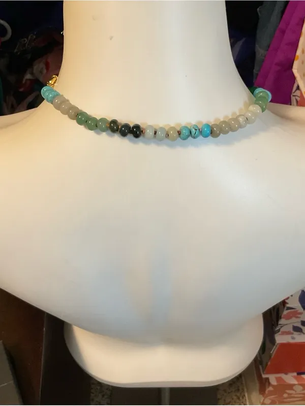 Multicolor Beaded Necklace - Image 2