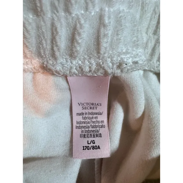 Victoria's‎ Secret terry cloth white shorts size large - Image 4