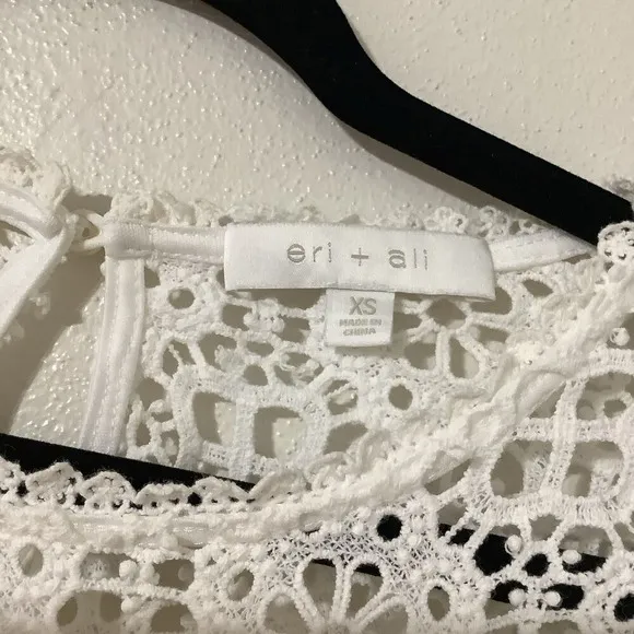 Eri+Ali for Anthropologie Marigold Lace‎ Blouse XS Coastal Cowgirl Bohemian Boho - Image 5