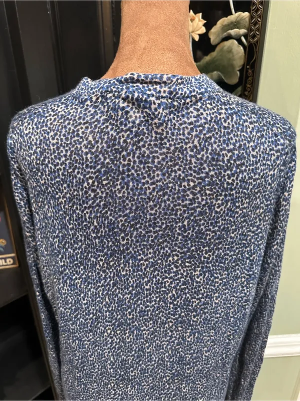 Ann Taylor LOFT Leopard Print Button‑Front Cardigan – Women’s Large - Image 9