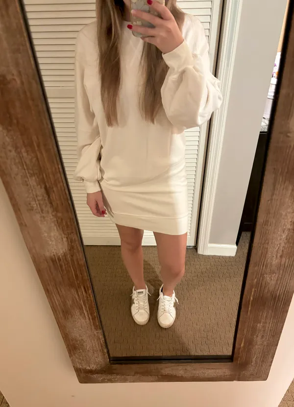 Michael Costello NWT x REVOLVE Sweatshirt Mini Dress - Image 6