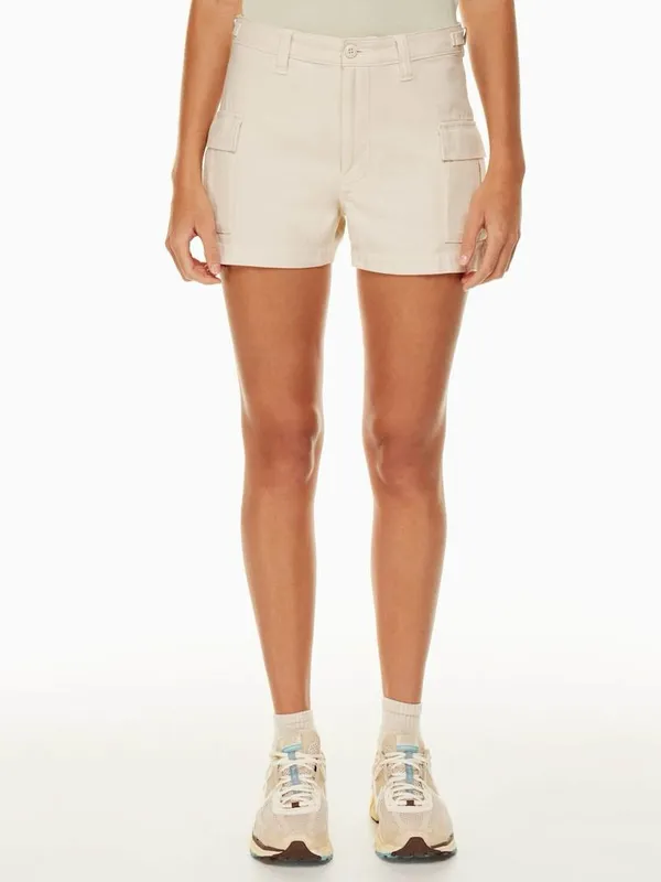 Aritzia TNA Supply Cargo Shorts Gd Birch summer hiking casual minimalist size 2 - Image 6