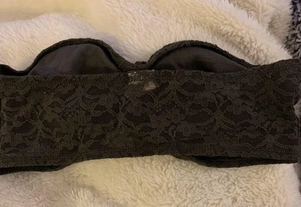 Dark Gray Lace Bandeau - Image 2
