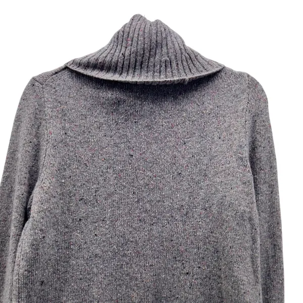 J‎ Crew Lambswool Turtleneck Sweater Gray Medium - Image 3