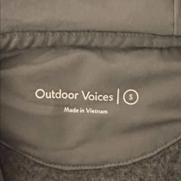 Outdoor Voices MegaFleece Snap Up Hoodie Sz S - Image 7