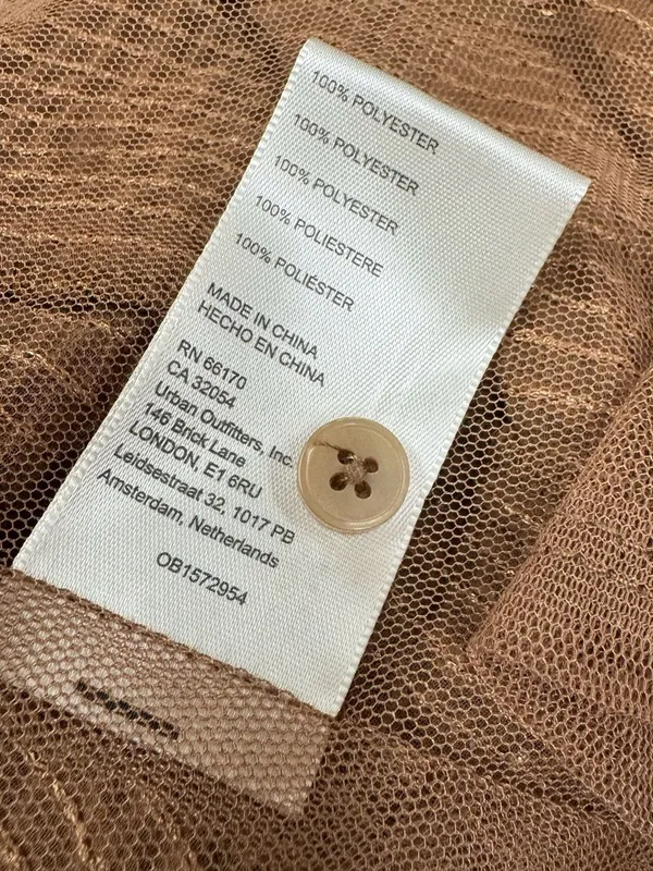 Anthropologie Remie Button Down Copper Sequin Top Women’s Medium - Image 4