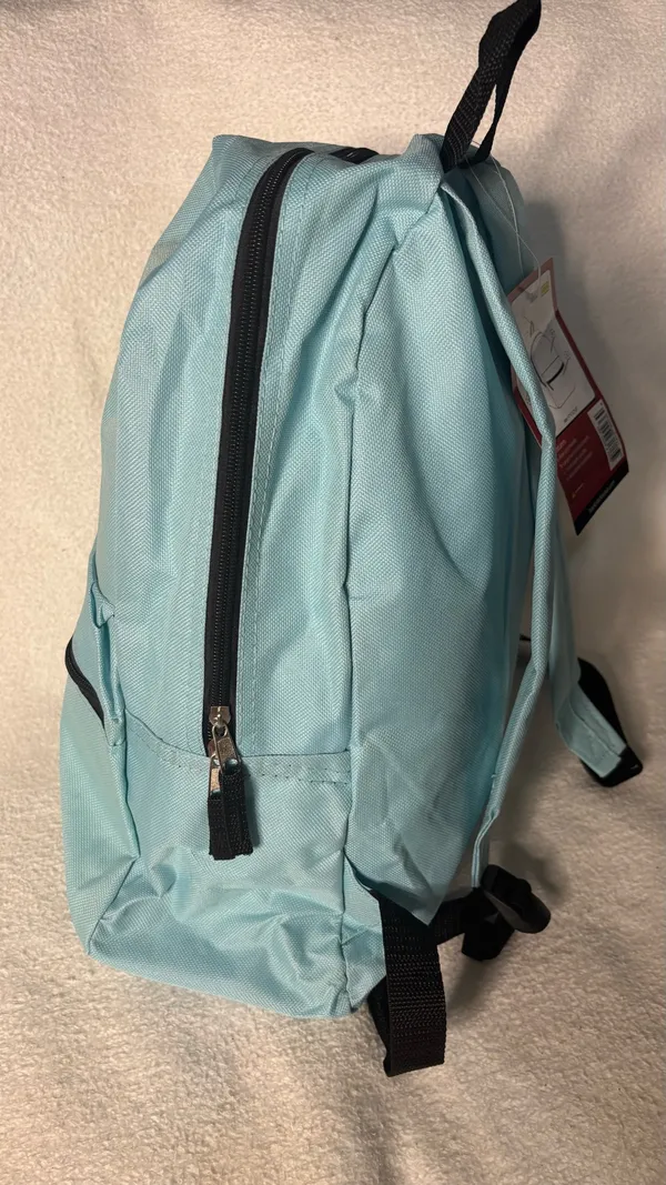 Moda West Light Blue Classic Backpack School & Travel Day Pack - Image 4