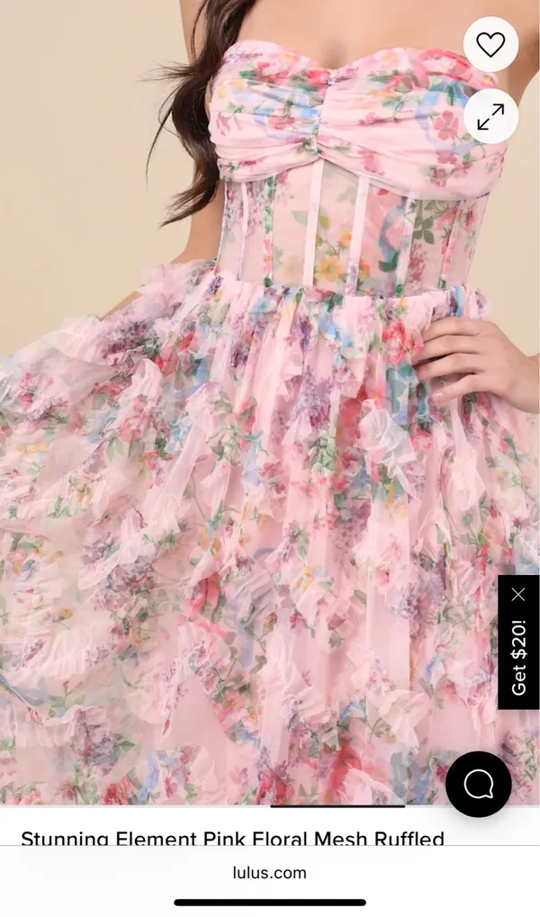Floral Formal Dress Lulus - Image 2