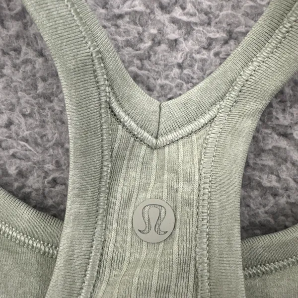 Lululemon Ebb To Street Tank Top Light Green Athletic Athleisure Yoga Women's 6 - Image 3