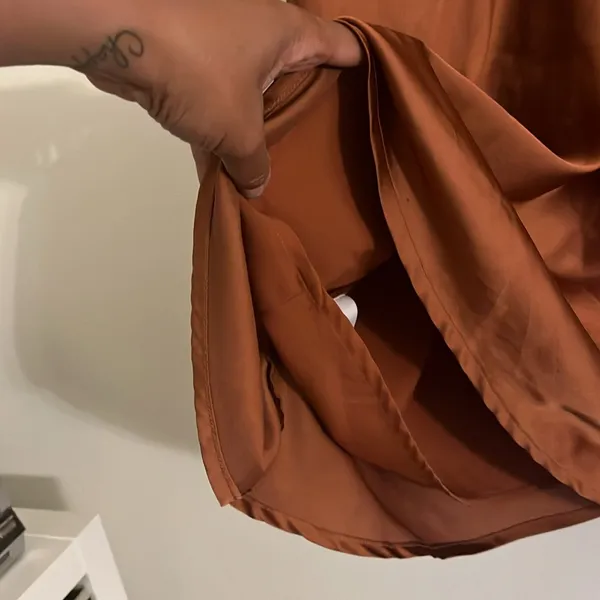 Hollister brown slip dress size L - Image 7