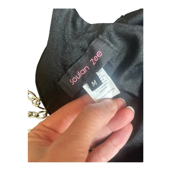 Dolls Kill Soulan Zee chain sides bodysuit Size Medium - Image 5