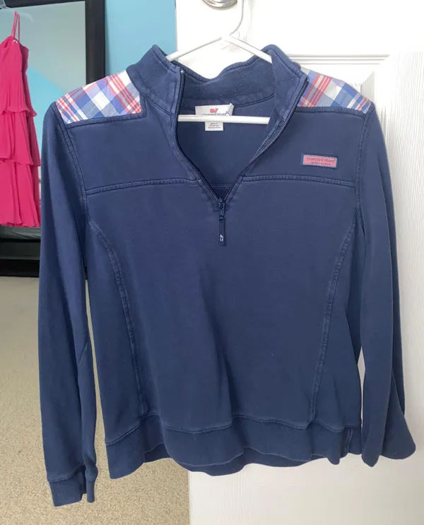 Vineyard Vines navy Shep shirt pullover - Image 2
