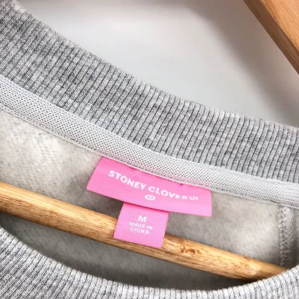 Stoney Clover Lane‎ + Target Grey Sweatshirt M - Image 4