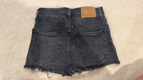 Black Denim Forum Aritzia Shorts - Image 3