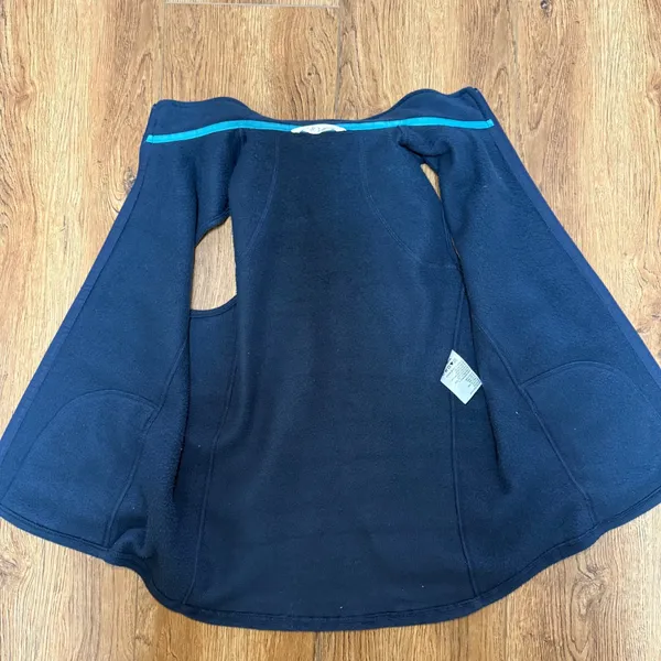Woolrich Fleece Vest Navy Blue Full‎ Zip Pockets Womens Size Medium Gorpcore - Image 10