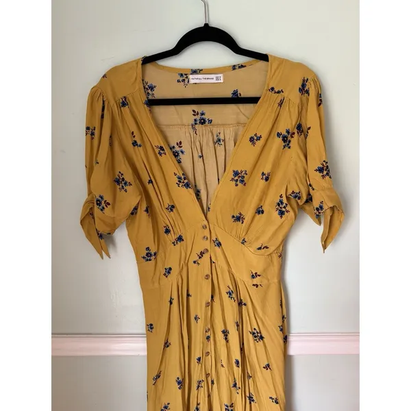 FAITHFULL THE BRAND BILLIE MIDI DRESS IN‎ DOLORES FLORAL SIZE Medium 6 - Image 5