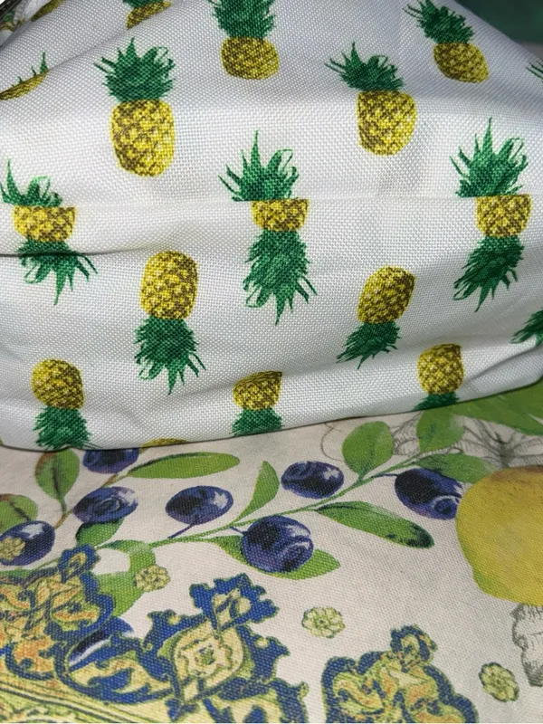 Jansport White Pineapple Print Backpack -Medium - Image 4