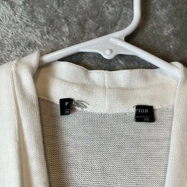 Peruvian Connection Adriatico Dress Size XS‎ White Pima Cotton - Image 6