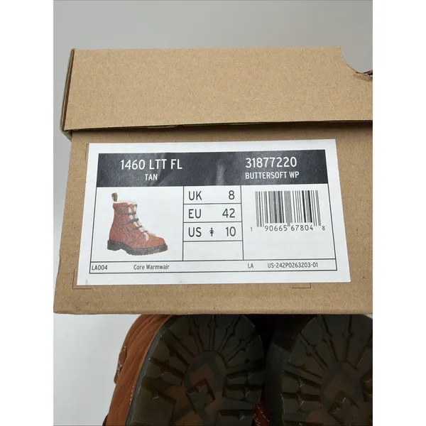 Dr. Martens Women's 1460 Ghille Boots Tan 10 NWB MSRP $ 180 - Image 8